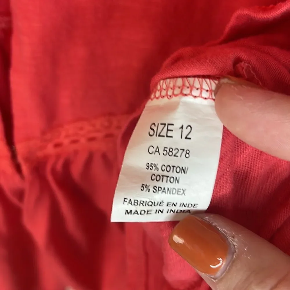 Girls Coral Vest Size 12